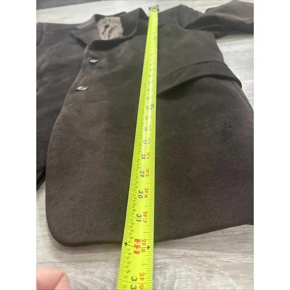 Chaps Ralph Lauren Brown Sport Coat Velvet Jacket Blazer 42L - Picture 5 of 8